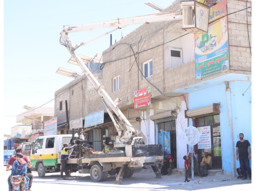 شركة الكهرباء Green Energy بلدة أطمة (1)