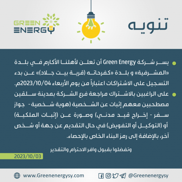 المشرفية و كفرحاته